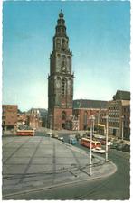 77025 Groningen 1965 trolleybus autobus Martinitoren Gelopen