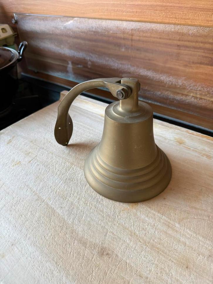 Oude Koperen/Bronzen Scheepsbel - 20e Eeuw, Antiek en Kunst, Antiek | Woonaccessoires, Ophalen of Verzenden