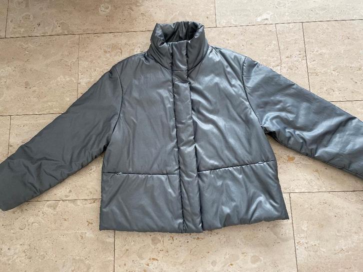 ZAPA PARIS: z.g.a.n. parelgrijs donsjasje maat S, Kleding | Dames, Jassen | Winter, Zo goed als nieuw, Maat 36 (S), Grijs, Verzenden