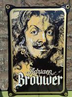 Emaillebord Adriaen Brouwer, Ophalen of Verzenden, Nieuw, Reclamebord, Plaat of Schild, Overige merken
