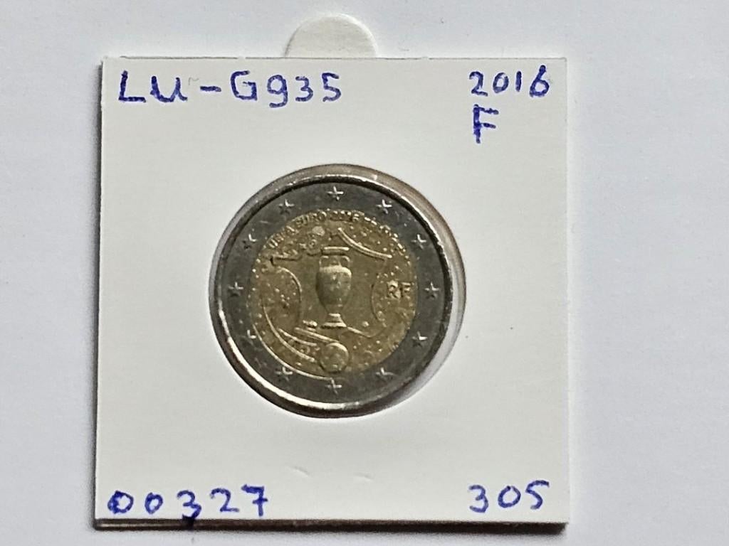 2-euromunt Frankrijk (F) 2016 Herdenking LU-G935, Ophalen of Verzenden, Frankrijk, 2 euro, Losse munt