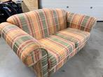 Tweepersoonsbank met ruitpatroon, Huis en Inrichting, Ophalen, Gebruikt, 150 tot 200 cm, Tweepersoons