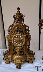 Antieke Klok met Kandelaars, Antiek en Kunst, Antiek | Klokken, Ophalen