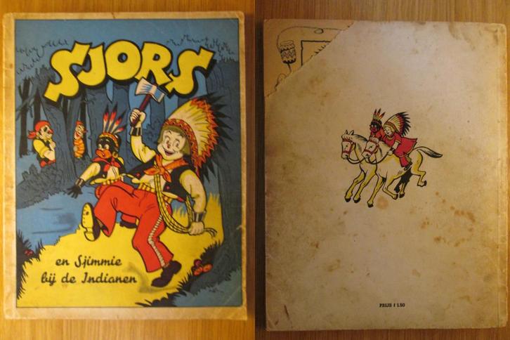 Sjors en Sjimmie bij de Indianen (SC), Boeken, Stripboeken, Gelezen, Eén stripboek, Ophalen of Verzenden