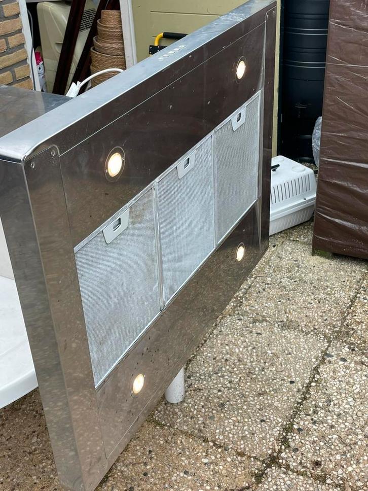Franke RVS afzuigkap, Witgoed en Apparatuur, Afzuigkappen, Wandschouwkap, Ophalen of Verzenden