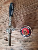 Paulaner Tap Kraan - taplens, Verzamelen, Biermerken, Ophalen of Verzenden, Zo goed als nieuw, Reclamebord, Plaat of Schild, Overige merken