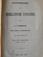 Handwoordenboek Nederlandsche Synoniemen, 1898, € 12,50, Ophalen of Verzenden, J.V.  Hendriks
