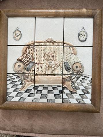 Tegel tableau beschikbaar voor biedingen