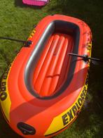 Opblaasbare boot | rubberboot peddels en pomp | 1x gebruikt, Ophalen of Verzenden, Zo goed als nieuw
