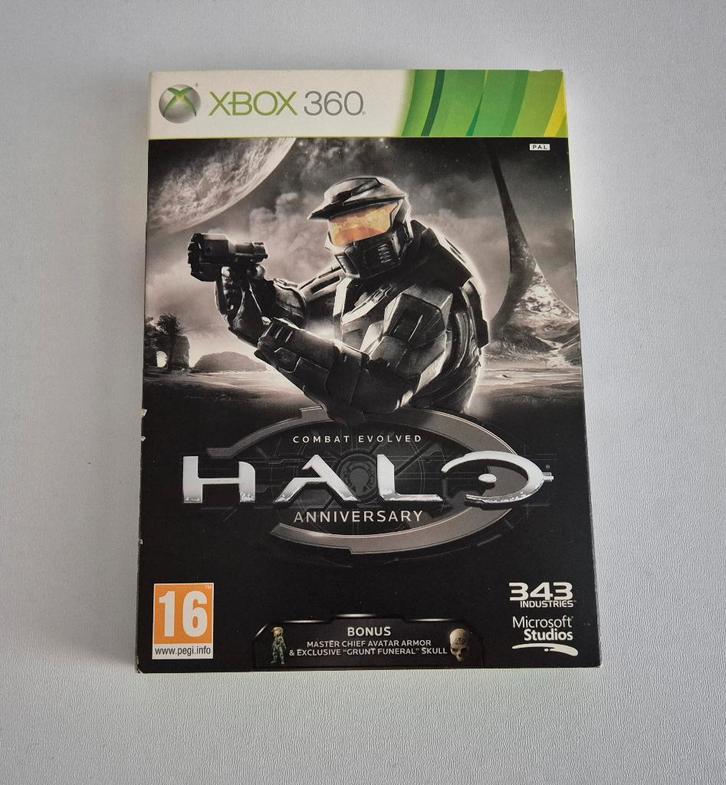 Halo Combat Evolved Anniversary Xbox 360 Game Compleet, Spelcomputers en Games, Games | Xbox 360, Gebruikt, Shooter, 3 spelers of meer