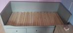 MOET NU WEG!!! HEEEL NET IKEA  BED HEMNES UITSCHUIFBED GRIJS, Ophalen, Verstelbaar, 90 cm, Eenpersoons