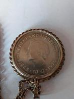 Zilveren 10 gulden munt aan ketting, Overige voorstellingen, Cynthiasandra@hotmail.com, Ophalen of Verzenden, Zo goed als nieuw