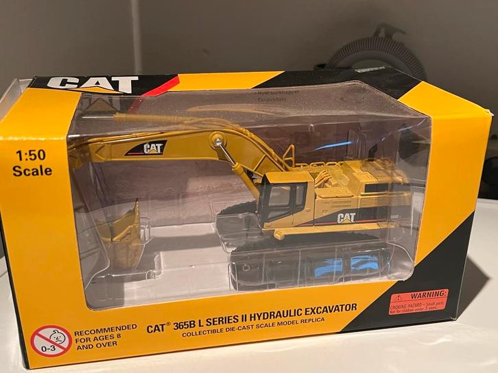 CAT 365B L Serie II Hydraulische Graafmachine - Nieuwstaat, Hobby en Vrije tijd, Modelauto's | 1:50, Nieuw, Auto, Overige merken