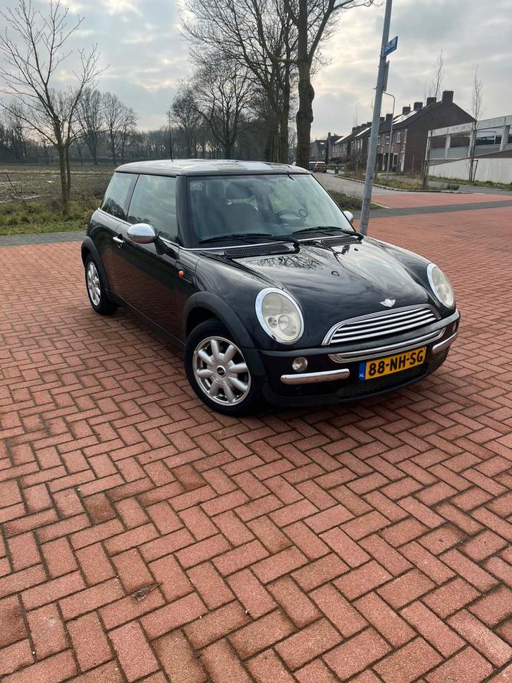 Mini 1.6 16V ONE 2003 Zwart (zie tekst), Auto's, Mini, Particulier, One, Benzine, C, Hatchback, Handgeschakeld, Origineel Nederlands