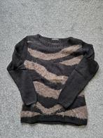 ROBERTO SARTO ZWART MET OLIJFGROENE ZACHTE TRUI MAAT L, Zwart, Maat 42/44 (L), Nieuw, Ophalen of Verzenden