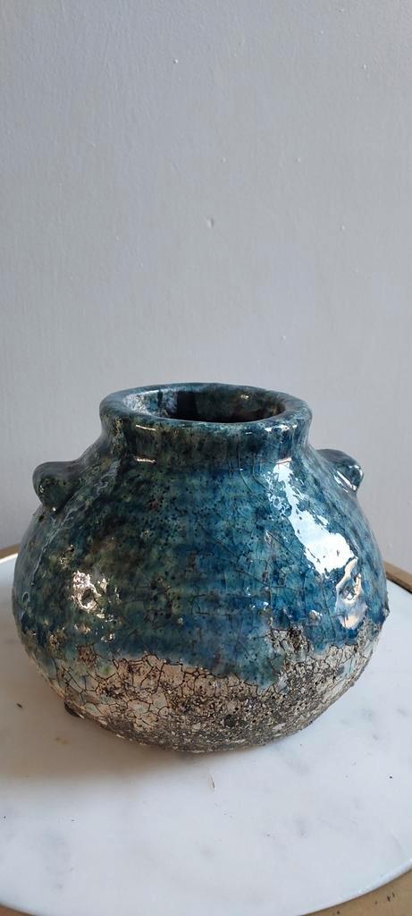 PTMD Kruik Vaasje - Landelijk Stoer Aardewerk, Huis en Inrichting, Woonaccessoires | Vazen, Ophalen of Verzenden