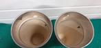 Bloempotten zilver grijs twee stuks, Tuin en Terras, Ophalen of Verzenden, 'T Olde Gre-j, Info@toldegrej.nl, Endepoelstraat 20f Didam