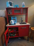 Keuken kinderkeuken, Kinderen en Baby's, Speelgoed | Speelkeukens, Ophalen, Zo goed als nieuw, Hout, Speelkeuken