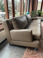 2,5 + 3 Artifort banken taupe leer (opknappers), Ophalen, Gebruikt, Design, Leer