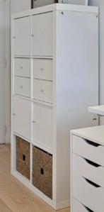 IKEA KALLAX kast met inzet, Ophalen, Gebruikt, 50 tot 100 cm, Minder dan 100 cm