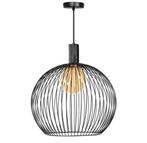 ETH Wire stalen frame zwart 50 cm, Huis en Inrichting, Lampen | Hanglampen, Ophalen, Zo goed als nieuw, Minder dan 50 cm