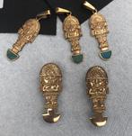 zilver/verguld (925)  - Peruaanse Tumi Hanger - Nieuw, Nieuw, Ophalen of Verzenden, Kruis of Symbool, Zilver