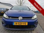 Volkswagen Golf 1.5 TSI Highline Business 2X R LINE DSG,DIGI, Auto's, Volkswagen, Stof, 4 cilinders, Blauw, Origineel Nederlands