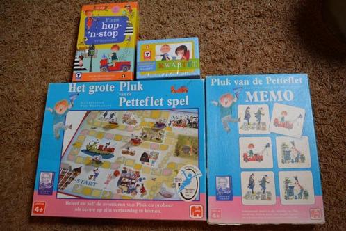 pluk van de petteflet spel/memo fieps hop en stop en kwartet, Hobby en Vrije tijd, Gezelschapsspellen | Bordspellen, Gebruikt