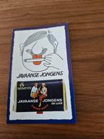 4563 Sticker Javaanse Jongens Reclame, Ophalen of Verzenden, Gebruikt, Reclamebord