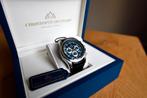 CHRISTOPHE DUCHAMP VOLCAN horloge, Leer, Staal, Polshorloge, Zo goed als nieuw