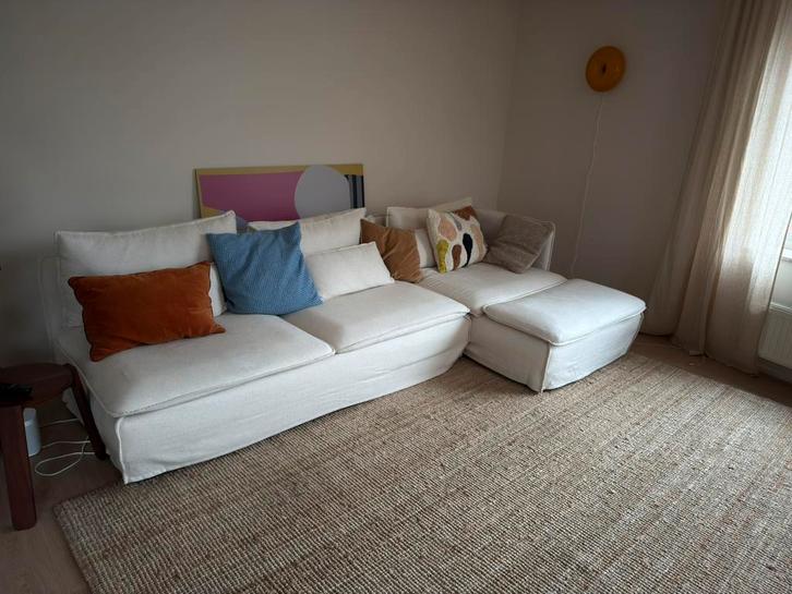 Ikea Soderhamn 4-zits met chaise longue, Huis en Inrichting, Banken | Bankstellen, 75 tot 100 cm, Stof, Ophalen