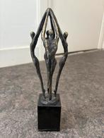 Bronzen sculptuur, vriendschaps beeld., Antiek en Kunst, Ophalen of Verzenden