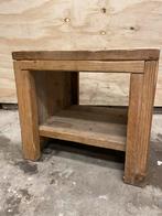 Houten Bijzettafeltje, Minder dan 45 cm, Minder dan 55 cm, Gebruikt, Vierkant