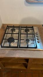 Gaskookplaat, Witgoed en Apparatuur, Kookplaten, Gebruikt, Inbouw, Gas, 4 kookzones