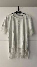 BPC witte T-shirt met kant, Kleding | Dames, T-shirts, Wit, Maat 42/44 (L), Ophalen of Verzenden, Zo goed als nieuw