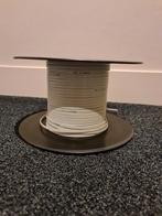 Luidsprekerkabel op haspel - Ca. 115 meter - 2 x 0,75 mm2., Ophalen of Verzenden, Gebruikt, 10 meter of meer, Luidsprekerkabel