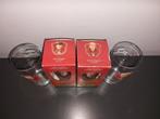 FC Twente glazen bierglazen 4x, Ophalen of Verzenden, Zo goed als nieuw, F.C. Twente, Shirt