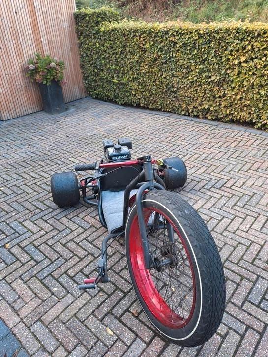 Drifttrike drift trike drift kart driftkart 200cc, Fietsen en Brommers, Fietsen | Cruisers en Lowriders, Zo goed als nieuw, Staal