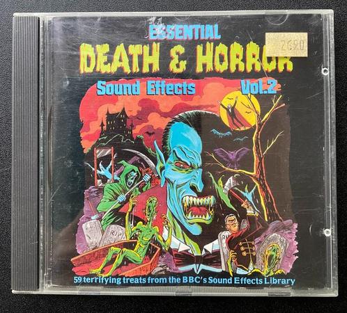 2 CD's: horror sound effects, Cd's en Dvd's, Cd's | Overige Cd's, Zo goed als nieuw, Ophalen of Verzenden
