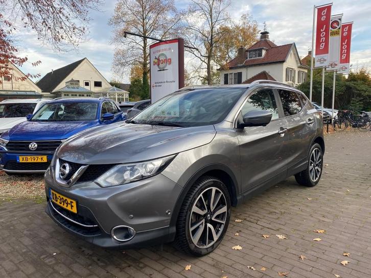 Nissan QASHQAI 1.2 TEKNA AUTOMAAT / NAVI / CAMERA / STOELVER, Auto's, Nissan, Bedrijf, Qashqai, 360° camera, ABS, Airbags, Airconditioning
