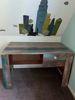 Complete kinderkamer van steigerhout, Ophalen, Zo goed als nieuw, Eenpersoons