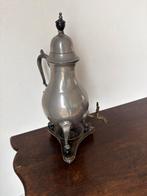 Antieke tinnen theepot/koffiepot met kraan, Antiek en Kunst, Ophalen
