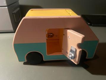 Houten Speelgoed Camper met Slot en Sleutel - Educatief Spee beschikbaar voor biedingen
