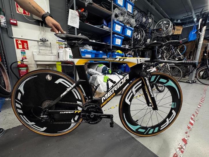 Tijdritfiets, Fietsen en Brommers, Fietsen | Racefietsen, Gebruikt, Heren, Overige merken, Meer dan 20 versnellingen, 28 inch