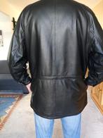 Heren leren jas zwart maat 54 Zware kwaliteit alleen ophalen, Kleding | Heren, Jassen | Winter, Ophalen, Zo goed als nieuw, Maat 52/54 (L)