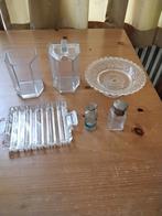 Antiek Glaswerk verschillende items, Gebruikt, Schaal, Ophalen of Verzenden, Glas