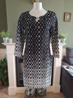 K-Design K Design zwart crème jurk M 38 Gratis Verzenden !, Maat 38/40 (M), K-design, Verzenden, Zwart