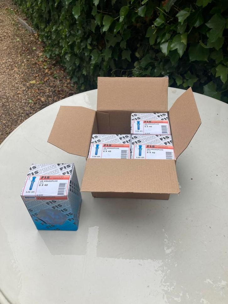 GB kraagpluggen 6x40 4 dozen, Doe-het-zelf en Verbouw, Overige Doe-het-zelf en Verbouw, Nieuw, Ophalen of Verzenden