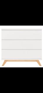 Ledikant en commode Bopita Lynn Naturel/wit, Ophalen, 50 tot 100 cm, Zo goed als nieuw, Minder dan 100 cm