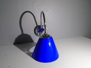 Blauwe kelk lamp (wand) ikea Kleine fitting beschikbaar voor biedingen